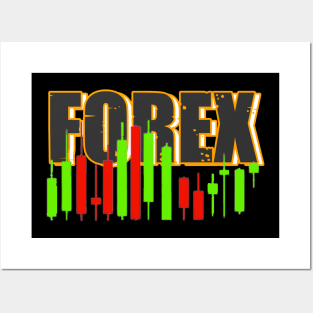 Forex Trading Candles Posters and Art